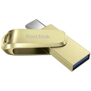 Sandisk Ultra Dual Drive Luxe Flash Storage USB 3.2 256GB Gold SDDDC4-256G-G46GD