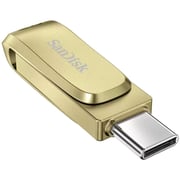 Sandisk Ultra Dual Drive Luxe Flash Storage USB 3.2 256GB Gold SDDDC4-256G-G46GD
