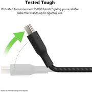 Belkin USB-C Braided Cable 3m Black