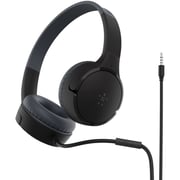 Belkin SoundForm Mini AUD004BTBK Wired Over Ear Kids Headphone Black