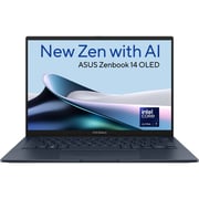 Asus Zenbook 14 OLED Laptop - 1st Series / Intel Core Ultra 7 - 155H / 14inch 3K OLED / 1TB SSD / 16GB RAM / Intel Arc Graphics / Win11 Home / Blue / English & Arabic Keyboard - ‎UX3405MA-OLEDU7B