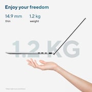Asus Zenbook 14 OLED Laptop - 1st Series / Intel Core Ultra 7 - 155H / 14inch 3K OLED / 1TB SSD / 16GB RAM / Intel Arc Graphics / Win11 Home / Blue / English & Arabic Keyboard - ‎UX3405MA-OLEDU7B