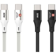 Swiss Military USB-C To USB-C Cable 1.2m Black