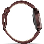 Garmin 010-02839-03 Lily 2 Smartwatch Classic Dark Bronze With Mulberry Leather Band