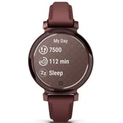 Garmin 010-02839-03 Lily 2 Smartwatch Classic Dark Bronze With Mulberry Leather Band