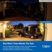 TPLink Tapo C120 Indoor Outdoor Security Camera