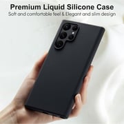 Protect Silicon Magnetic Case With Screen Protector Black Samsung Galaxy S24 Ultra