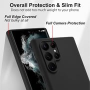 Protect Silicon Magnetic Case With Screen Protector Black Samsung Galaxy S24 Ultra