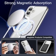 Protect Silicon Magnetic Case With Screen Protector Clear Samsung Galaxy S24 Plus