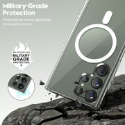 Protect Silicon Magnetic Case With Screen Protector Clear Samsung Galaxy S24 Ultra
