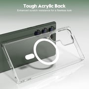 Protect Silicon Magnetic Case With Screen Protector Clear Samsung Galaxy S24 Ultra