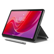 Lenovo Tab M11 Tablet - WiFi+4G 128GB 4GB 11inch Luna Grey with Free Back Cover + Stylus Pen (ZADB0031AE)
