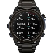 Garmin 010-02752-14 Descent MK3i DLC TT Smartwatch Carbon Grey DLC Titanium With DLC Titanium Band