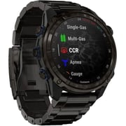 Garmin 010-02752-14 Descent MK3i DLC TT Smartwatch Carbon Grey DLC Titanium With DLC Titanium Band