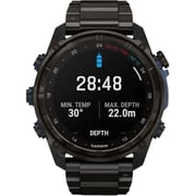 Garmin 010-02752-14 Descent MK3i DLC TT Smartwatch Carbon Grey DLC Titanium With DLC Titanium Band