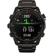 Garmin 010-02752-14 Descent MK3i DLC TT Smartwatch Carbon Grey DLC Titanium With DLC Titanium Band