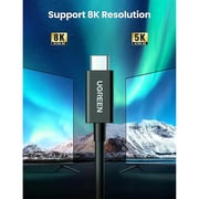 Ugreen USB-C 100WPD 40gbps Thunderbolt 4 Cable 0.8m Black