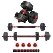 Sparnod Fitness 2-in-1 Dumbbells/Barbells Set 15kg SCD-15