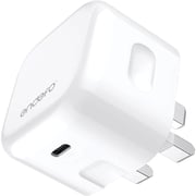Endefo Wall Charger With USB-C To Lightning Cable 1m White