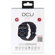 DCU EW40 Curved Glass PRO Smartwatch Black