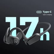 Sound Peats Runfree Lite Wireless On Ear Sports Headset Black