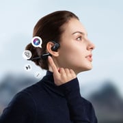 Sound Peats Runfree Lite Wireless On Ear Sports Headset Black