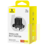 Baseus GaN5 Mini Portable Type C Wireless Fast Charger Adapter Black
