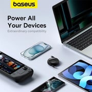 Baseus Free2Draw Mini Retractable Type C to Type C Fast Charging Data Cable 1m White