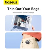 Baseus Free2Draw Mini Retractable Type C to Type C Fast Charging Data Cable 1m White