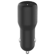 Belkin BoostCharge Dual Port Car Charger Black