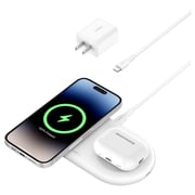 Belkin BoostCharge Pro 2-in-1 Wireless Charger 1.5m White