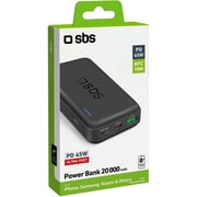 SBS Power Bank 20000mAh Black TTBB20000PD45WK