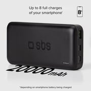 SBS Power Bank 20000mAh Black TTBB20000PD45WK