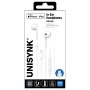 Unisynk ACUYK10345 Wired In Ear Headset White