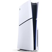 Sony Playstation 5 Slim Console (CD Version) 2023 White - Middle East Version with 1 x Extra Assorted Color Controller