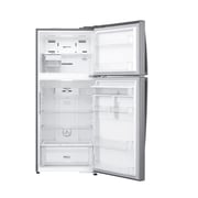 LG No Frost Refrigerator 2 Doors Smart Inverter Compressor 592 Liter, 21 Cubic Feet, Dispenser, Hygiene Fresh Filter, Door Cooling - GR-F822HLHM
