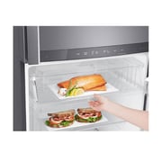 LG No Frost Refrigerator 2 Doors Smart Inverter Compressor 592 Liter, 21 Cubic Feet, Dispenser, Hygiene Fresh Filter, Door Cooling - GR-F822HLHM