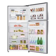 LG - No-Frost Refrigerator Smart Inverter Compressor 592 Liter, 21 Cubic Feet, Digital, Hygiene Fresh Filter, Door Cooling- GR-H822HLHM