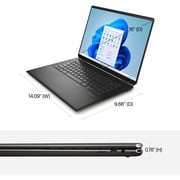 HP Spectre x360 2-in-1 Convertible (2023) Laptop - 13th Gen / Intel Core i7-13700H / 16inch 3K+ / 512GB SSD / 16GB RAM / Shared Intel Iris Xe Graphics / Windows 11 Home / English Keyboard / Nightfall Black / International Version - [16-F2013DX]