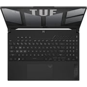 آسوس لابتوب TUF جامينج F15  (2023) - الجيل 13/ انتل كور i7-13620H / 15.6 بوصة FHD / 1 تيرا SSD / 32 جيجا رام / 8 جيجا نفيدياجيفورسRTX 4070 جرافيكس / ويندوز 11 هوم / باللون الرمادي چاجير - [FX507VI-LP073W] 