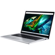 Acer Aspire 3 Spin 14 2-in-1 Convertible (2023) Laptop - Intel Celeron-N100 / 14inch WUXGA / 128GB SSD / 4GB RAM / Windows 11 Home / English & Arabic Keyboard / Pure Silver / Middle East Version - [A3SP14-31PT-C2E0]