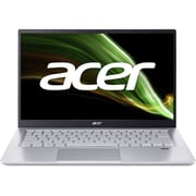 Acer Swift 3 (2021) Laptop - AMD Ryzen 7-5700U / 14inch FHD / 512GB SSD / 16GB RAM / Shared AMD Radeon Graphics / Windows 11 Home / English & Arabic Keyboard / Pure Silver / Middle East Version - [SF314-43-R2AD]