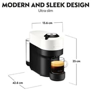 Nespresso Vertuo Pop Espresso Maker GCV2-GB-WH-NE