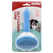 Bioline Cats & Dogs Self Cleaning Comb (Pack of 1pc)