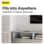 Baseus GaN5 Pro Ultra-Slim Dual Port Fast Charger Grey