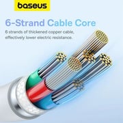 Baseus Pudding Series USB-C To USB-C Cable 1.2m Stellar White