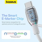 Baseus Pudding Series USB-C To USB-C Cable 1.2m Stellar White