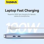 Baseus Pudding Series USB-C To USB-C Cable 1.2m Stellar White