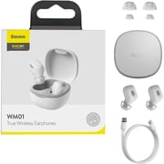 Baseus NGTW240002 Encok True Wireless Earbuds White