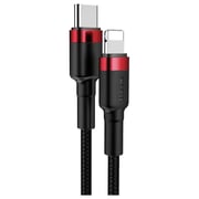 Baseus Cafule USB-C To Lightning Cable 1m Black/Red